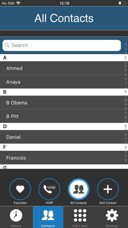 voipgain pour ipad